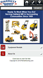 Mobile Screenshot of garrettequipmentrentals.com